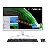 Acer Aspire C27-1655-UA91 AIO Desktop | 27' Full HD IPS Display | 11th Gen...