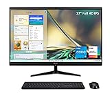 Acer Aspire C27-1700-UA91 AIO Desktop | 27' Full HD IPS Display | 12th Gen...