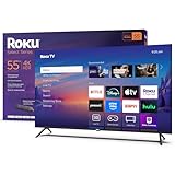 Roku Smart TV 2025 – 55-Inch Select Series, 4K HDR TV – Roku TV with...