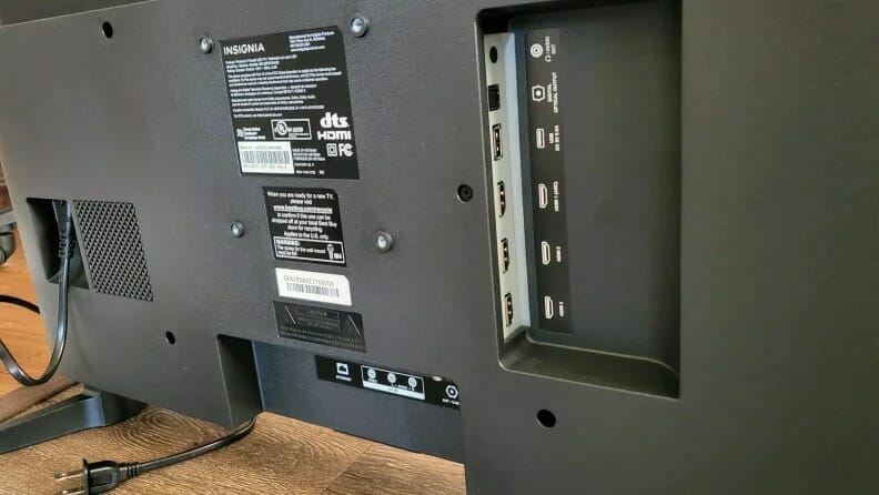 Insignia NS-42F201NA23 Review ports