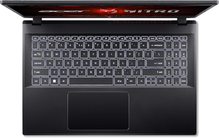 Acer Nitro V ANV15-51-99DR Review keyboard