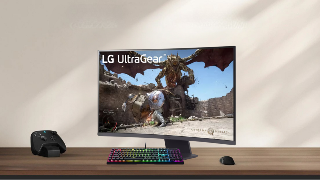 LG 27GS60QC-B Review parts