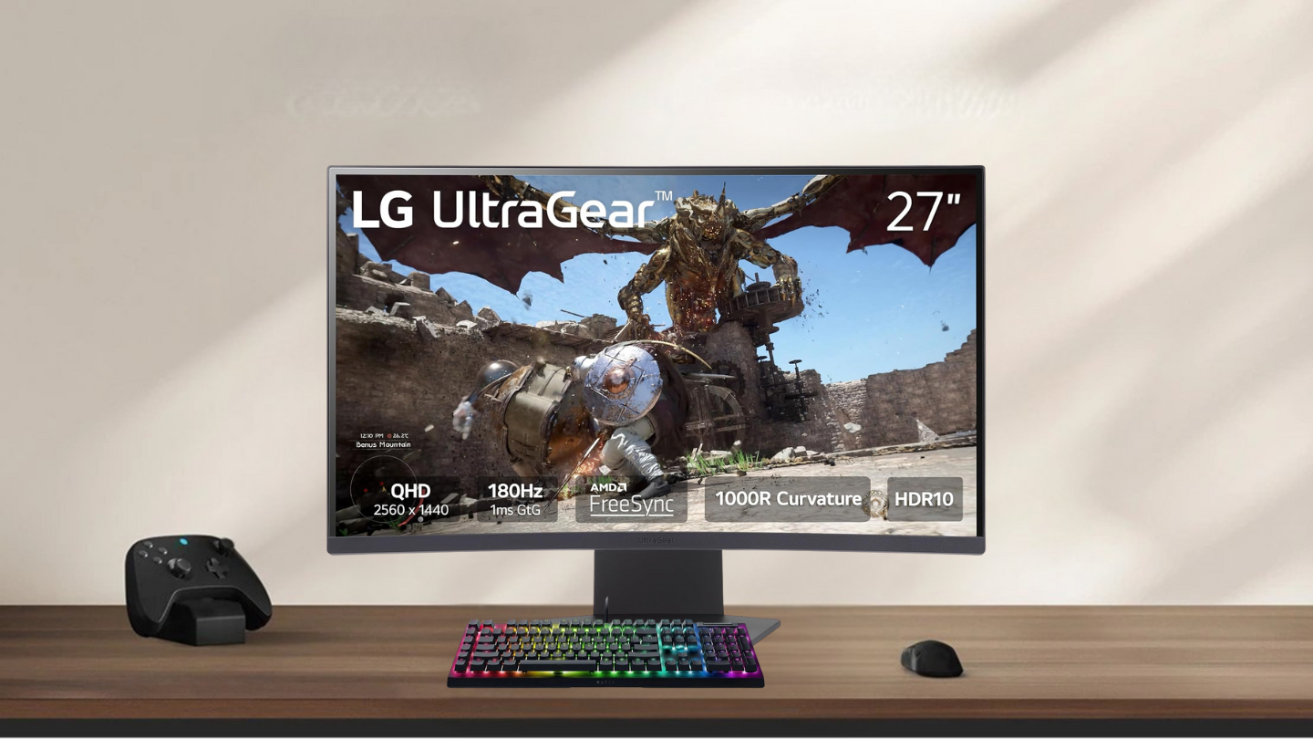 【山猫】LG ゲーミングモニター 27GS60QC-B Amazon.com: LG 27GS60QC-B Ultragear Curved Gaming Monitor 27