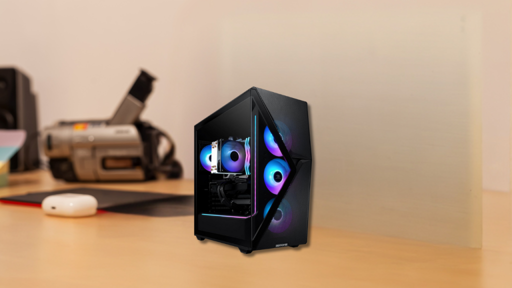 iBuyPower Slate Mesh SMI7N5701 Review top