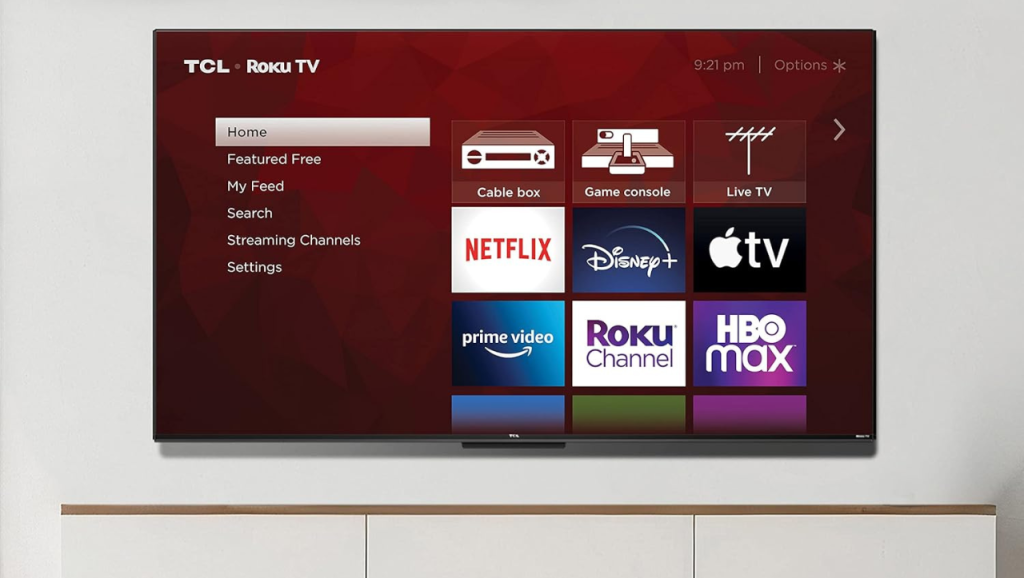 TCL 43S450R Review screen